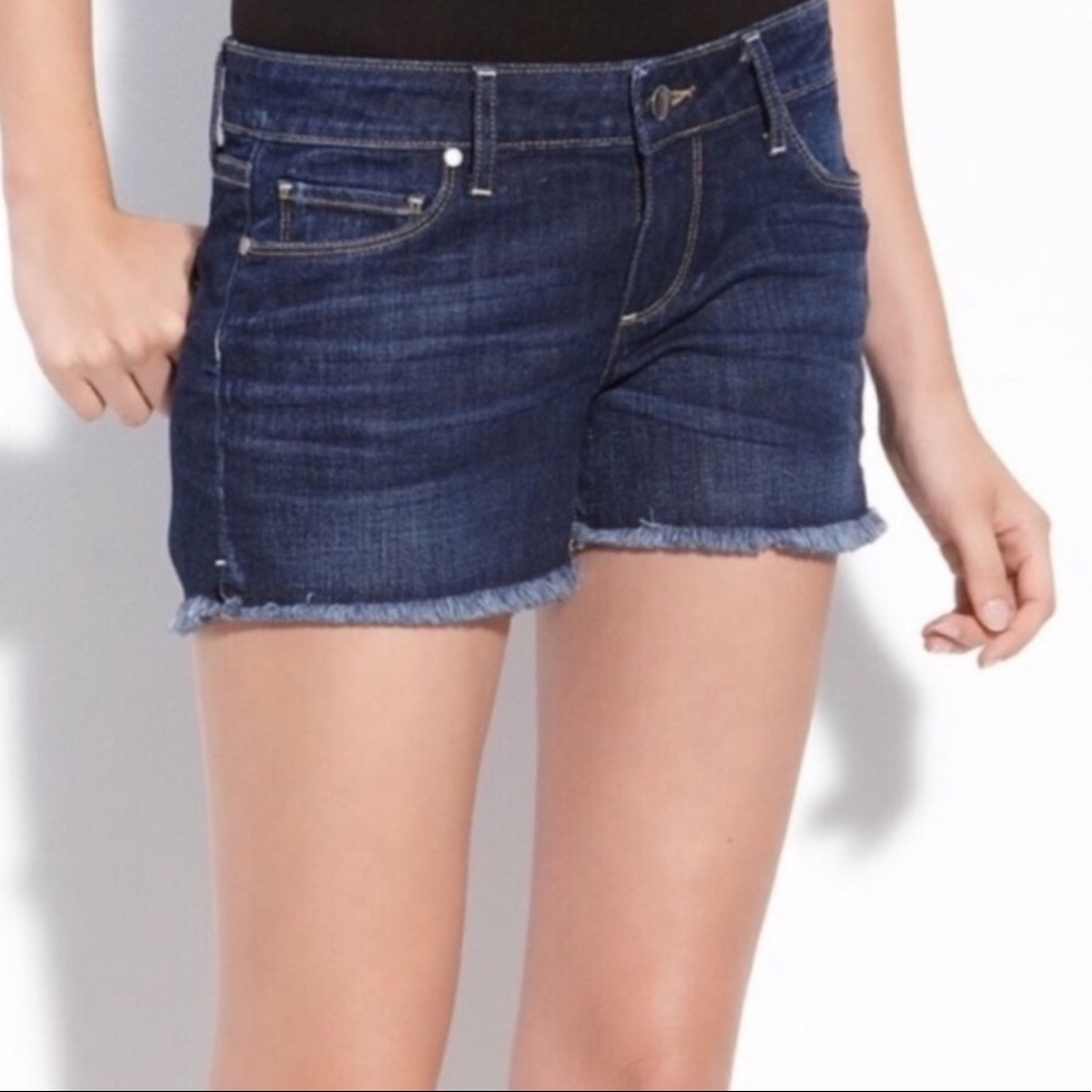 PAIGE Silverlake Denim Cutoff Jean Shorts Size 26